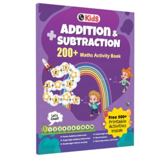 200+ Addition & Subtraction Maths Activity book for 3 to 6 Years Old | Free 300+ Worksheets, Activities and Parenting Tips | Single and Double-Digit Addition Subtraction Practice Book, Word Problems & Puzzles WorkBook [Paperback] PW