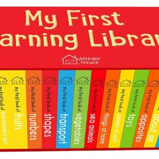 My First Learning Library: Boxset of 20 Board Books for Kids | Includes ABC, Numbers, Shapes, Colors, Wild & Baby Animals, Fruits, Vegetables, Transport, Toys, Opposites, Flowers, Sea Animals, People at Work, Food, About Me & More | Early Learning for Babies, Toddlers & Preschoolers | Ages 0-3 Years | Horizontal Design