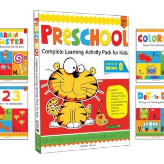 Preschool Complete Learning Activity Pack for Kids – Alphabet, Numbers, Tracing, Coloring, Mazes, Logical Thinking & More | Ages 3–5 | 15+ Hours of Engaging Early Learning Fun