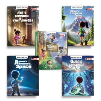 Set of 5 Adventure Story Books for Kids Ages 2-5 Years, Theme-Based Stories with Stickers & Fun Activities, Learning Activity Set