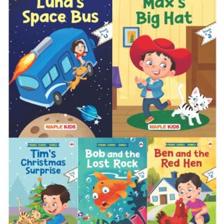 Story Books for Kids - Phonic Reader - Vowels (Set of 5 Books) (Illustrated) - Vowels phonics Books for Early Readers - Vowels Storybooks - Read Aloud to Infants, Toddlers - Age 2+