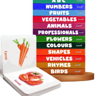 My First Knowledge Library Box set of 12 Board Books for Kids (Non tearable - Water Proof), Preschool Kids Books Children growth and development book